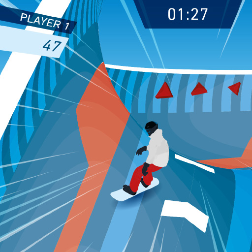 Halfpipe, pitch, illustration