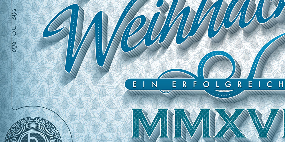 weihnachtskarte, kalligraphie, kalligrafie