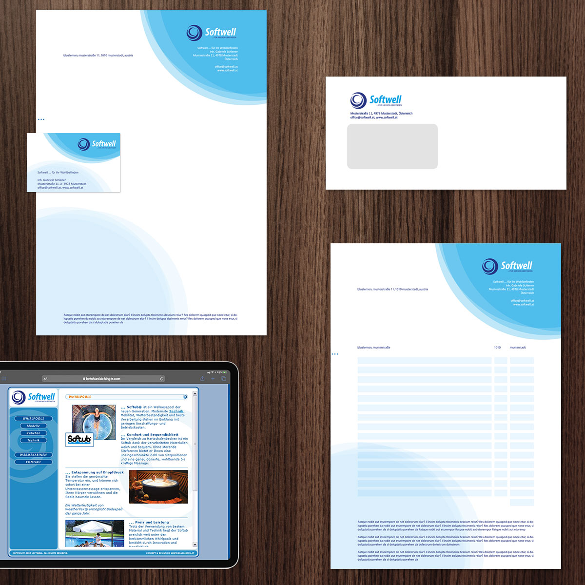 Logo, Drucksorten, Screendesign, Inserate